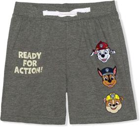 img 3 attached to 🩱 Colorful Nickelodeon Patrol Shorts with Superhero Prints: Trendy Boys' Clothing for Adventure Lovers