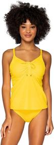 img 3 attached to 👙 Sunsets Women's Standard Avery Tankini Swimsuit Top with Underwire - Enhance Your Beach Style with Underwire Support