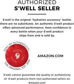 img 3 attached to 🍶 Swell Stainless Steel Water Bottle - 17oz - Scarlet - Triple-Layered Vacuum-Insulated Containers Keeps Drinks Cold for 41 Hours and Hot for 18 - No Condensation - BPA Free Water Bottle