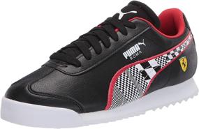 img 4 attached to PUMA Unisex Ferrari Sneaker in White Peacoat - Boys Shoes