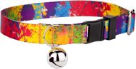 🐱 country brook petz - vibrant 125 design selection paint splatter cat collar logo