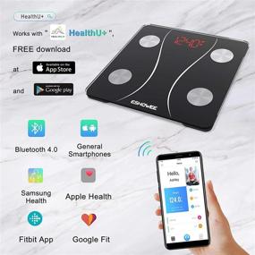 img 2 attached to 📱 Smart Bluetooth Body Fat Scale – Digital BMI Analyzer, Wireless Bathroom Weight Scale with Health Monitoring App – White