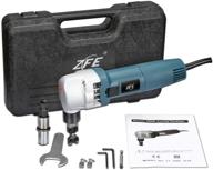 🔪 zfe nibbler electric stainless aluminium: precision cutting tool for metalwork логотип