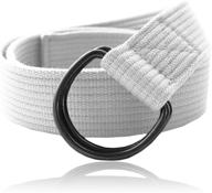 eurosport premium canvas d ring belt: stylish men's accessory for best-in-class belts logo