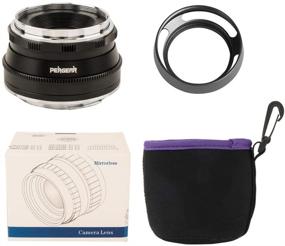 img 1 attached to 📷 PERGEAR 25mm F1.8 Manual Focus Fixed Lens for Fujifilm Fuji Cameras - Black