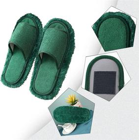 img 3 attached to Xunlong Microfiber Slippers Slipper Cleaning Cleaning Supplies