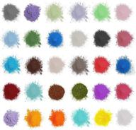 enhance your creative palette: tavolozza 30 color mica powder jars - premium grade pigment powder for lip gloss, makeup, soap making, bath bombs, candle & more! 150g/5.4oz total logo