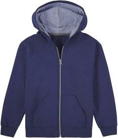 img 2 attached to 👕 Fruit of the Loom Boys' Fleece Sweaters, Hooded Tops, Sweatpants & Jogging bottoms