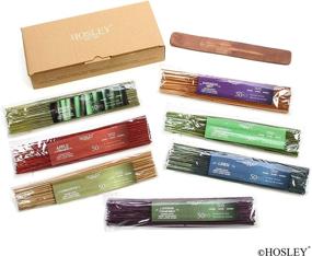 img 1 attached to 🌿 Hosley Assorted 350 Pack Incense Sticks - Apple Cinnamon, Tropical Hawaiian Mist, Sandalwood, Linen Fresh, Bamboo, Lemongrass, Lavender Chamomile. Perfect for Aromatherapy. O3