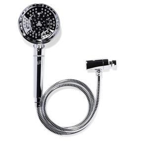 img 4 attached to 🚿 T3 - Source Hand-Held Showerhead: Adjustable Chrome Shower Head with Chlorine & Mineral Filters