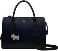 radley london liverpool leather satchel women's handbags & wallets in satchels logo