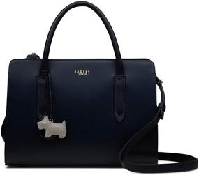 img 4 attached to Radley London Liverpool Leather Satchel Women's Handbags & Wallets in Satchels