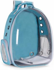 img 4 attached to 🐱 COFOETLN Cat Backpack Carrier Bubble – Airline-Approved, Transparent Capsule Backpack for Cats and Puppies – Ideal for Travel, Walking, Hiking, Outdoor Use