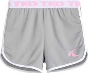 img 1 attached to Get Your Girls Active with TKO 6 Pack Athletic Gym Dolphin Shorts (Size 7-12)