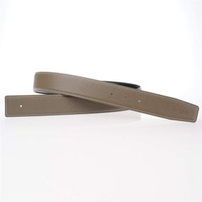 img 2 attached to Replacement Leather Belt Fits Hermes Men's Accessories for Belts