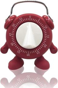 img 4 attached to Cute Red Twist Kitchen Timer - 60 Mins Ring Alert, No Battery - Ideal for Baking, Teaching, Cooking, Egg & Potty Training