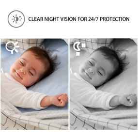 img 1 attached to 👶 Ibaby Smart Wifi Baby Monitor M7: HD Camera, Temperature/Humidity Sensors, Alerts, Moonlight Projector, Smartphone App