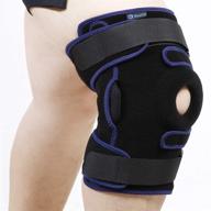 nvorliy plus size hinged knee brace with dual strap patellar stabilization design - high-level support for arthritis, acl, lcl, mcl, meniscus tear, tdislocation, post-surgery recovery - fits men & women логотип