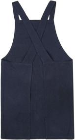 img 3 attached to Elezay Kitchen Cotton Pockets Aprons Kitchen & Dining for Kitchen & Table Linens