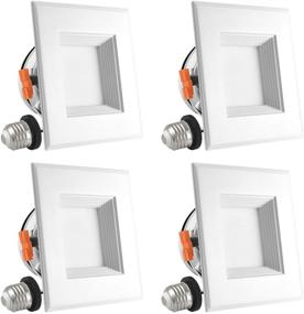 img 4 attached to Efficient Luxrite Recessed Equivalent Dimmable Retrofit for Industrial Electrical Applications