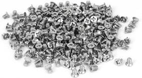 img 2 attached to 💽 300pcs uxcell 3.5-inch HDD 6#-32 Flat Phillips Head Hard Drive Screws for Computer PC Case