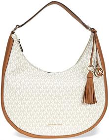 img 4 attached to 👜 Michael Kors Lydia Leather Shoulder Bag: Functional and Stylish Women's Shoulder Bag