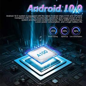 img 3 attached to 📱 Планшет qunyiCO Y10 (10.1&#39;&#39;) на Android 10.0, 2 ГБ ОЗУ, 32 ГБ памяти, двойная камера 2 Мп+8 Мп, четырехъядерный процессор, IPS HD-экран 1280x800, Wi-Fi Bluetooth 5000 мАч, сертифицированный Google GMS, черный - 10 дюймов.