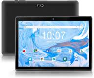 📱 планшет qunyico y10 (10.1&#39;&#39;) на android 10.0, 2 гб озу, 32 гб памяти, двойная камера 2 мп+8 мп, четырехъядерный процессор, ips hd-экран 1280x800, wi-fi bluetooth 5000 мач, сертифицированный google gms, черный - 10 дюймов. логотип