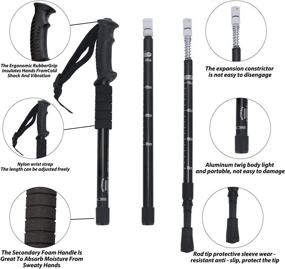img 3 attached to Accessories Collapsible Lightweight Telescoping Canes（Black）