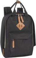 canvas backpack everyday rucksack blocks backpacks logo