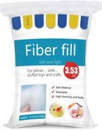 🧵 butuze polyester fiber, 100g/3.5oz premium fill for dolls, pillows & diy crafts - high resilience, comfortable & recyclable logo