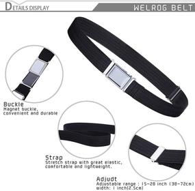 img 3 attached to Adjustable Magnetic Belt for Boys | Kids' Belts and Accessories