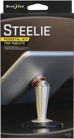 img 4 attached to 📱 Nite Ize Original Steelie Pedestal Kit: Magnetic Tablet Stand for Versatile Tabletop Use