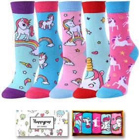 img 3 attached to Zmart Girls Funny Cozy Mermaid, Unicorn & Animal Socks - Cute Gifts for Kids!