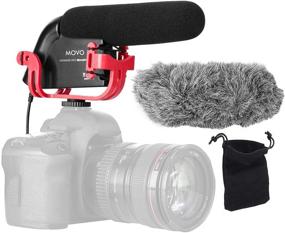 img 4 attached to 🎙️ Movo VXR4000R-PRO Shotgun Microphone: Enhanced Directionality with Shockmount, Audio Filters, Gain Control, and Windscreens