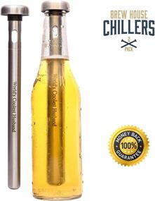 img 3 attached to World's Coolest Husband - Brew House Chillers - 2 Stainless Steel Beer Chilling Sticks - Gift Set
