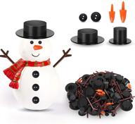 winter wonderland craft kit: 600 pcs snowman diy supplies for kids holiday party décor & gifts logo