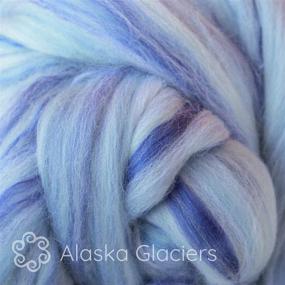 img 3 attached to 🧶 Alaska Glaciers Merino Bamboo Fiber Blend: Premium Soft Combed Top Roving for Crafting, Felting, Soap Making, and Dryer Balls
