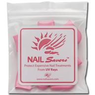 🛡️ shield your nails with nail savers individual bag: guards against tanning beds and uv rays (10 finger tips) logo
