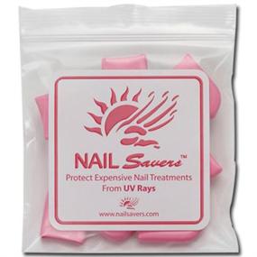 img 2 attached to 🛡️ Shield Your Nails with NAIL SAVERS Individual Bag: Guards Against Tanning Beds and UV Rays (10 Finger Tips)