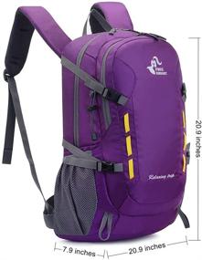 img 3 attached to Lightweight Resistant Backpack Outdoor Daypack