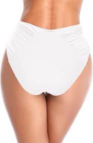 img 2 attached to SHEKINI Womens Ruched Bikini Bottoms Women's Clothing in Swimsuits & Cover Ups