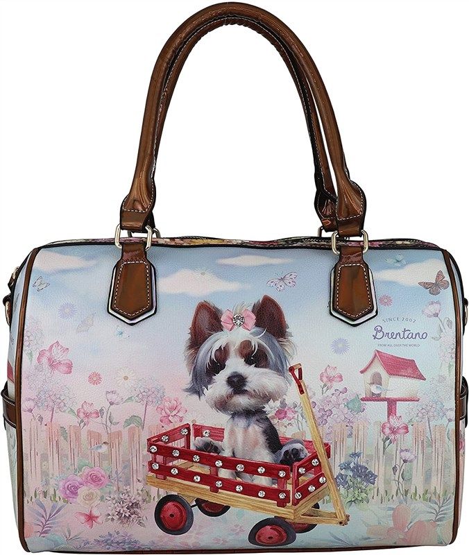 brentano animal graphic shoulder rhinestones 로고