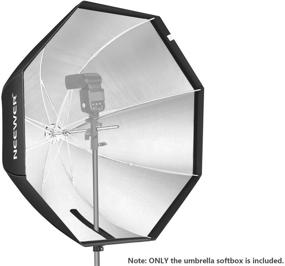 img 2 attached to 📸 Neewer 47''/ 120cm Octagonal Softbox Umbrella: Ideal for Canon Nikon Sony Speedlite, Studio Flash - Perfect for Portrait or Product Photography (Black)