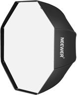 📸 neewer 47''/ 120cm octagonal softbox umbrella: ideal for canon nikon sony speedlite, studio flash - perfect for portrait or product photography (black) logo