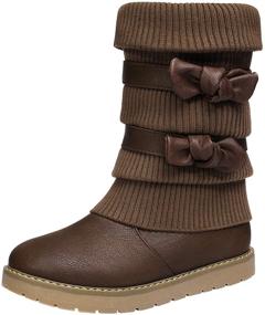 img 4 attached to 👢 Stay cozy and stylish with DREAM PAIRS Winter Boots Klove Boys' Shoes