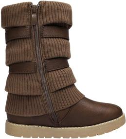 img 1 attached to 👢 Stay cozy and stylish with DREAM PAIRS Winter Boots Klove Boys' Shoes