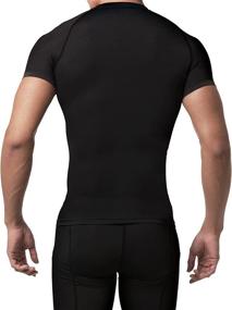 img 2 attached to 🏃 Optimized for SEO: Quick-Dry Compression Baselayer Running Shirt for Men by Defender Cool Dry