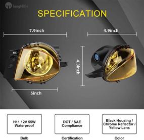 img 2 attached to TangMiGe Fog Lights Lamps For BMW 3 Series (323I 325I 325Xi 328I Xdrive 330Xi 335D 335I 328Xi 335Xi 330I Sedan E90 / Wagon E91)