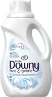 🌸 downy free & gentle liquid fabric conditioner: a gentle solution for sensitive skin (34 fl oz) logo